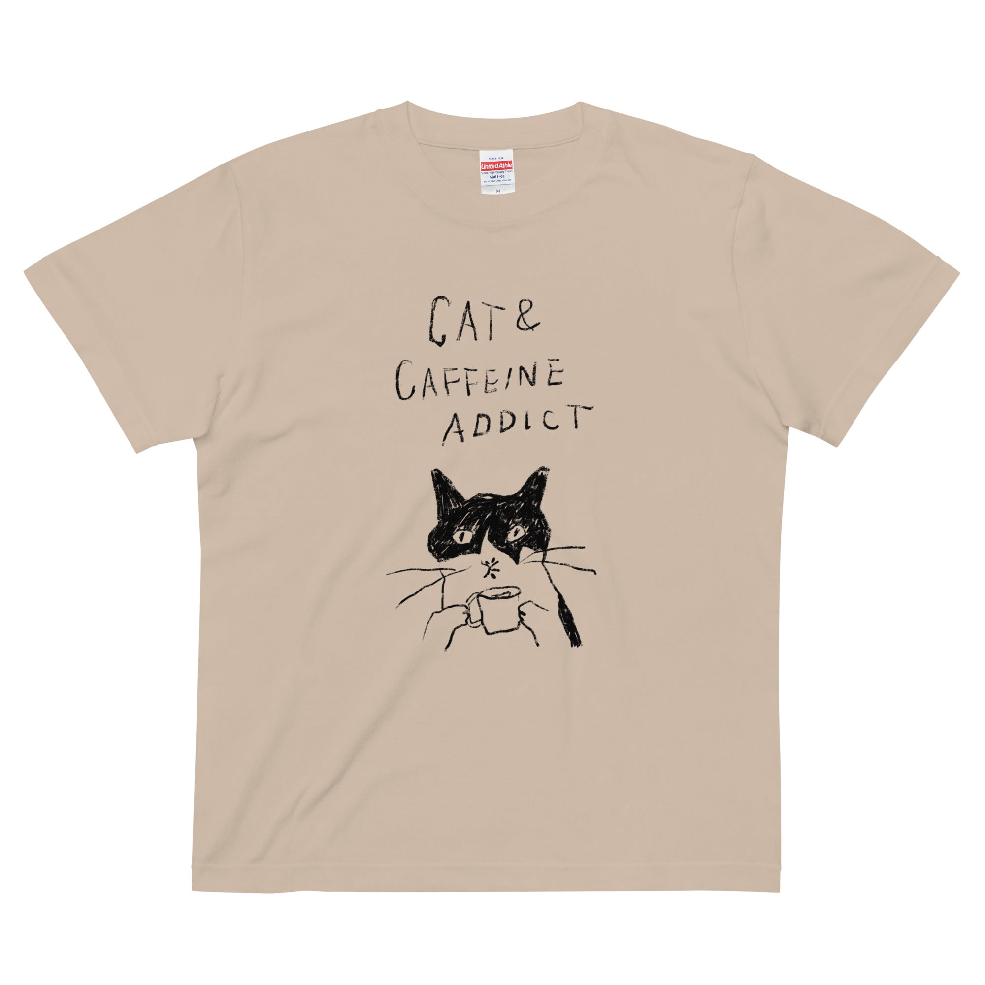 猫イラストTシャツ｜コロ猫コーヒー中毒 – MAENORA