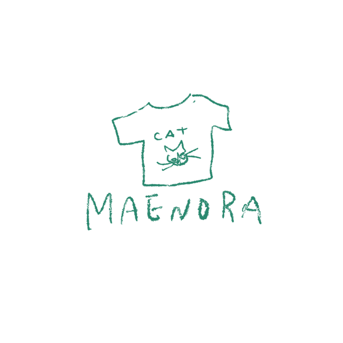 猫イラスト長袖Tシャツ｜誇り高き、天然のペタ耳