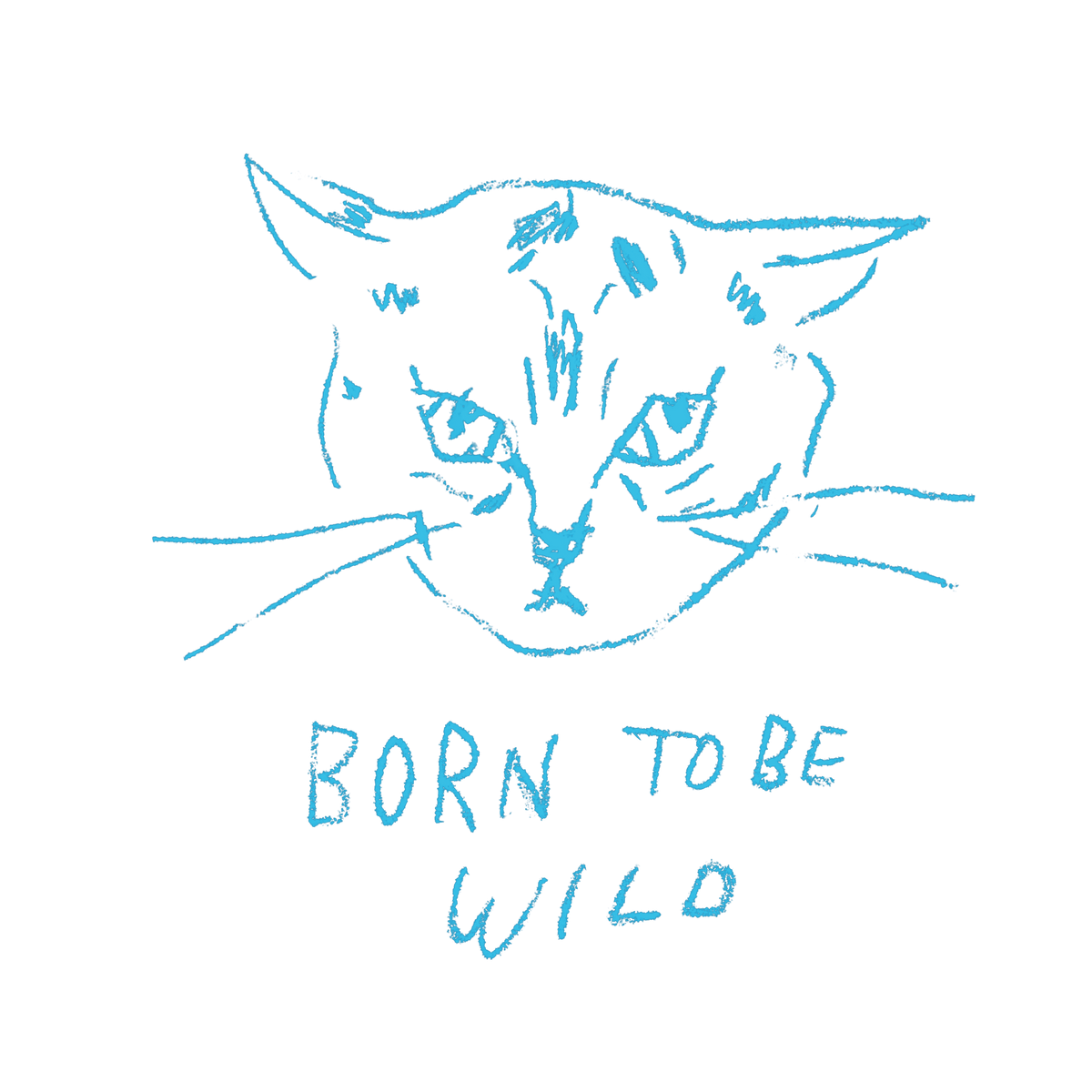 猫イラストTシャツ｜野生味が止まらない