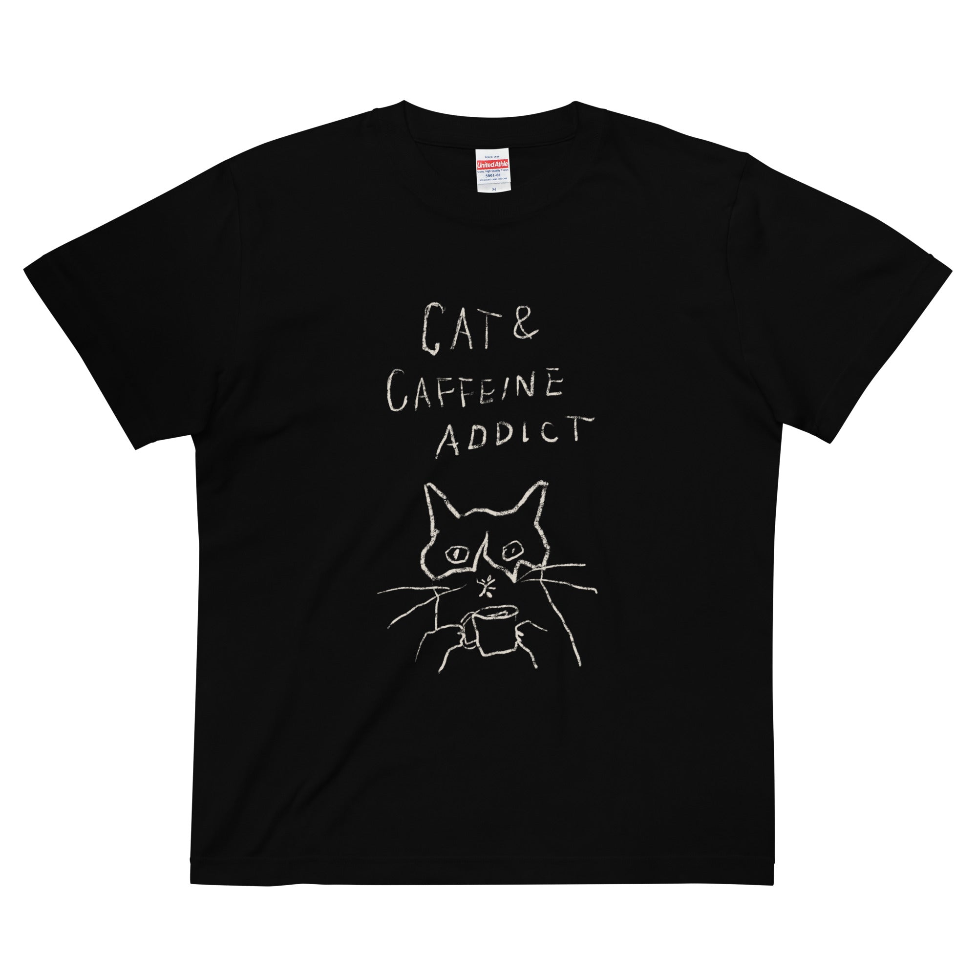 猫イラストTシャツ｜やっぱり猫コーヒー中毒 – MAENORA